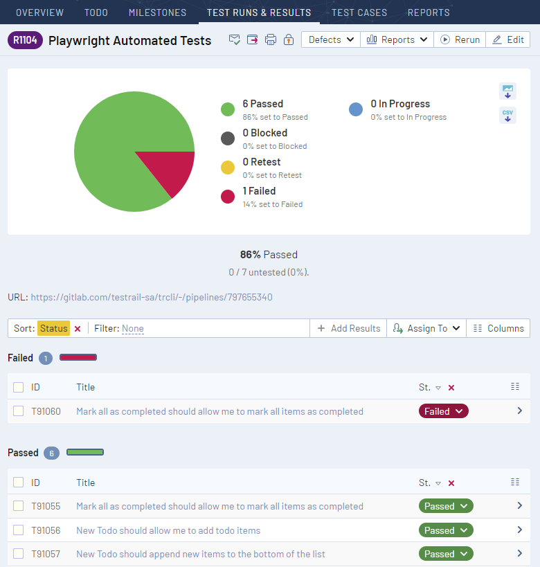 Integrating with GitLab CI/CD – TestRail Support Center