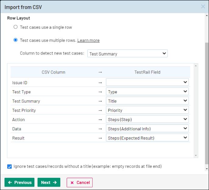 Migrate from TestLink – TestRail Support Center