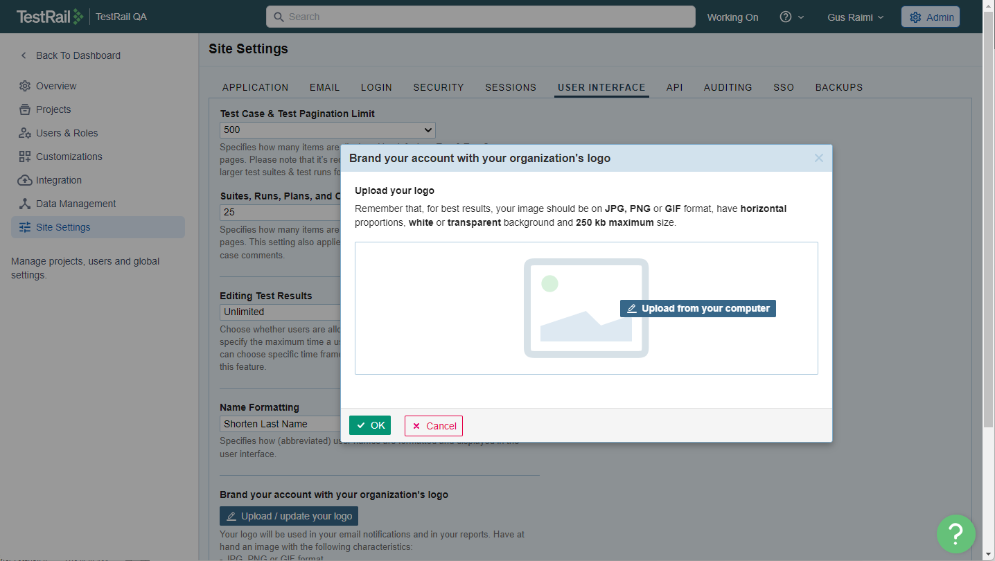 Adding custom logo to instance ss1.png